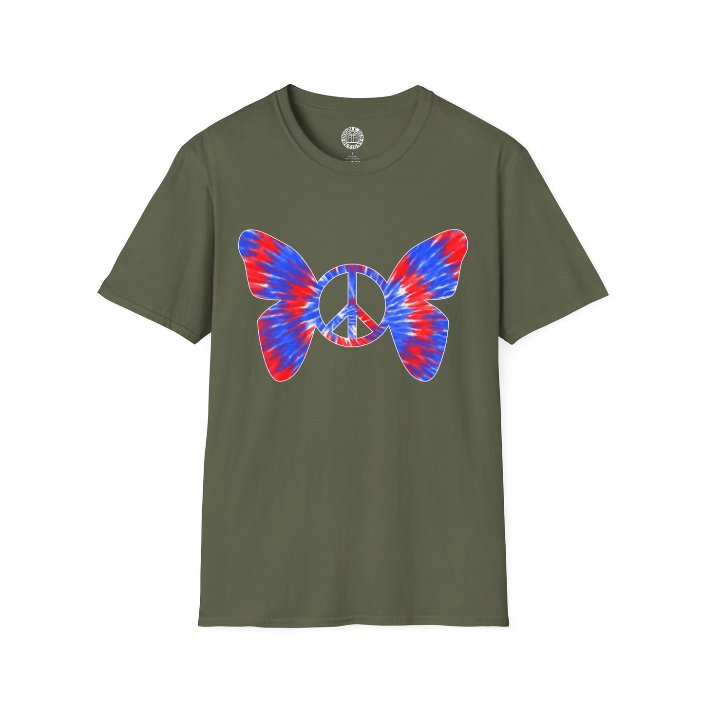 Butterfly Peace Sign T-shirt
