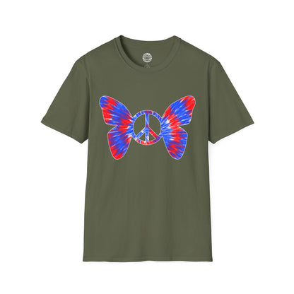 Butterfly Peace Sign T-shirt