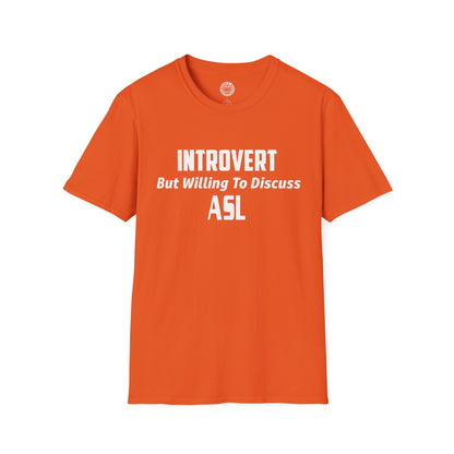ASL Introvert T-shirt